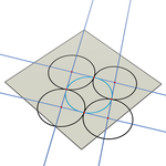 4 tangent circles